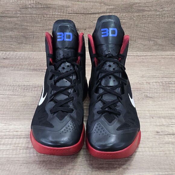 Nike Zoom Hyperenforcer Men's Size 14 Black Red Sneakers 'Sales CFM Sample' RARE - Picture 3 of 12